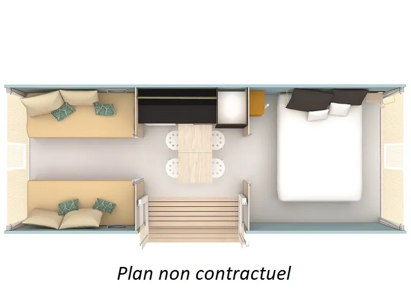 Bungalow Toilé Coco Sweet 16M²