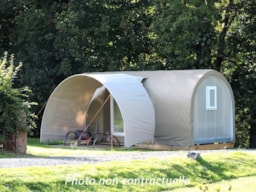 Mietunterkunft - Zeltbungalow Coco Sweet 16M² - Camping L'Escapade