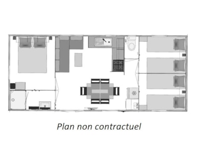 Mobile home Florès 34m² (3 bedrooms) + terrace — 9