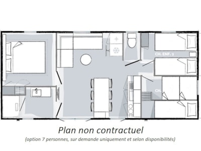 Mobile home Florès 34m² (3 bedrooms) + terrace — 10