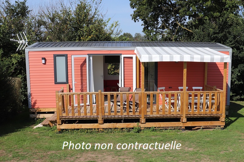 Location - Mobil-Home Florès 34M² (3 Chambres) + Terrasse - Camping L'Escapade