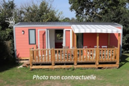 Accommodation - Mobile Home Florès 34M² (3 Bedrooms) + Terrace - Camping L'Escapade
