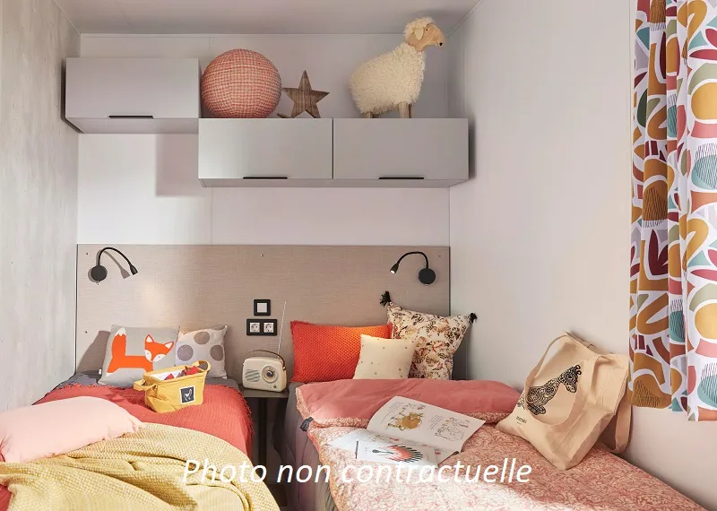 Mobil-Home Grand Large 30M² (2 Chambres) + Terrasse