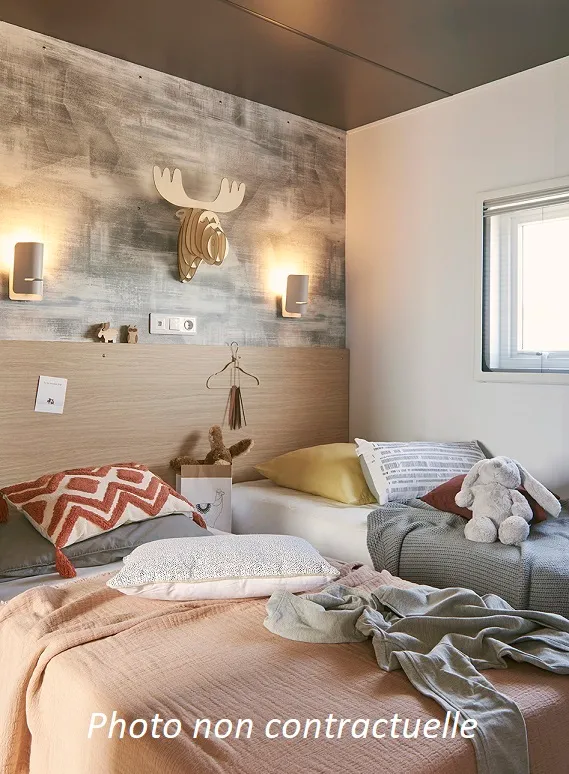 Mobil-Home Taos 35M² (2 Chambres 2 Sdb) + Terrasse Au Bord De L'étang