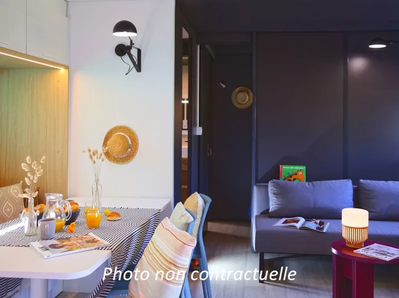 Mobil-Home Taos 40M² (3 Chambres 2 Sdb) + Terrasse Au Bord De L'étang