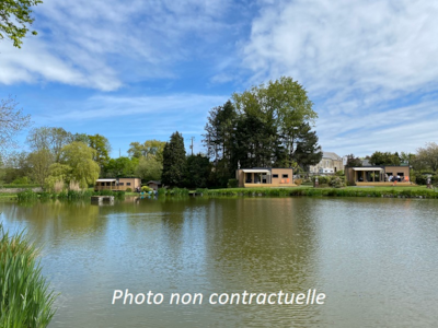 Mobil home Taos 40m² (3 bedrooms 2 bathrooms) + terrace on the edge of the pond — 2