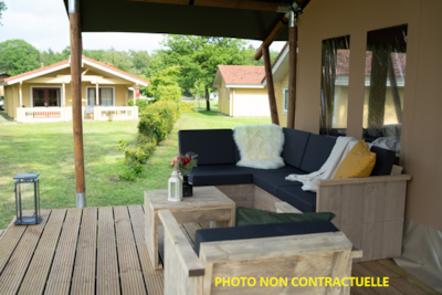 49 m² Safari tent with bathroom facilities + 15 m² terrace — 4