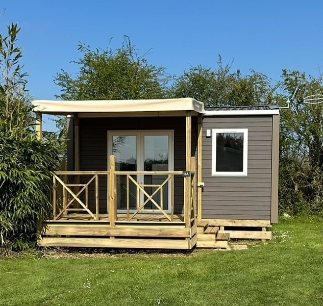 Mobilheim Bali 17,8 m² – 1 Schlafzimmer + Terrasse