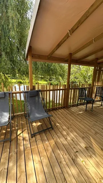 Mobil-Home Pacifique Etang 32M² (2 Chambres) + Terrasse Couverte