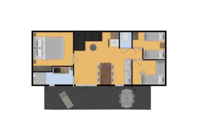 Mobil home de Pimpelmees