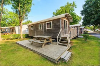Mietunterkunft - Planwagen 2 Zimmer - Camping Eden Villages Le Domaine de Bréhadour