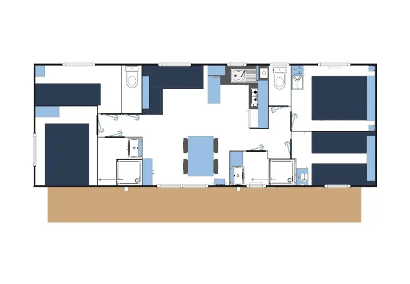 Mobil-Home Privilège 4 Chambres
