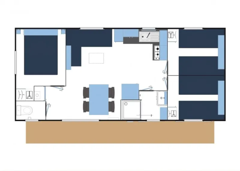 Mobil-Home Privilège 3 Chambres