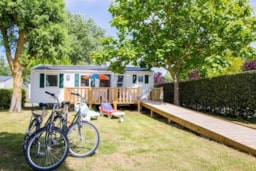 Accommodation - Mobile Home Confort 2 Bedrooms For People With Reduced Mobility - Camping Eden Villages Le Domaine de Bréhadour