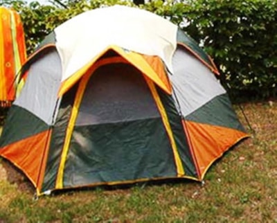 Pitch small tent — 1