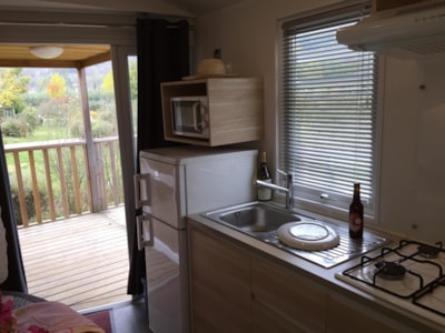 Cottage Caborde - 29m² - 2 bedrooms, very comfortable with its semi-sheltered terrace