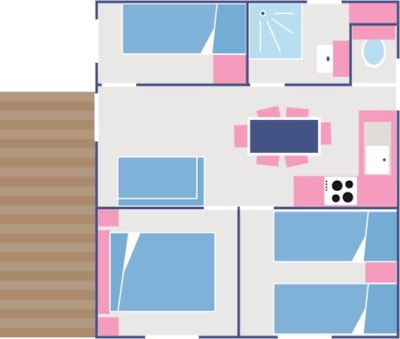 Cottage Comtois, 35m², 3 rooms, the family country cottage