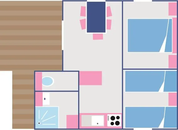 Cottage Gabelou - 25M² - 2 Chambres, Le Chalet Traditionnel