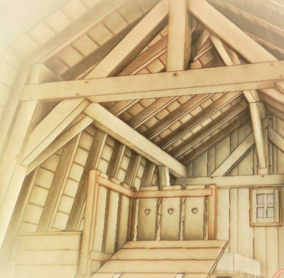 The Mansard Attic - 16m² - 1 bedroom - with breakfast.