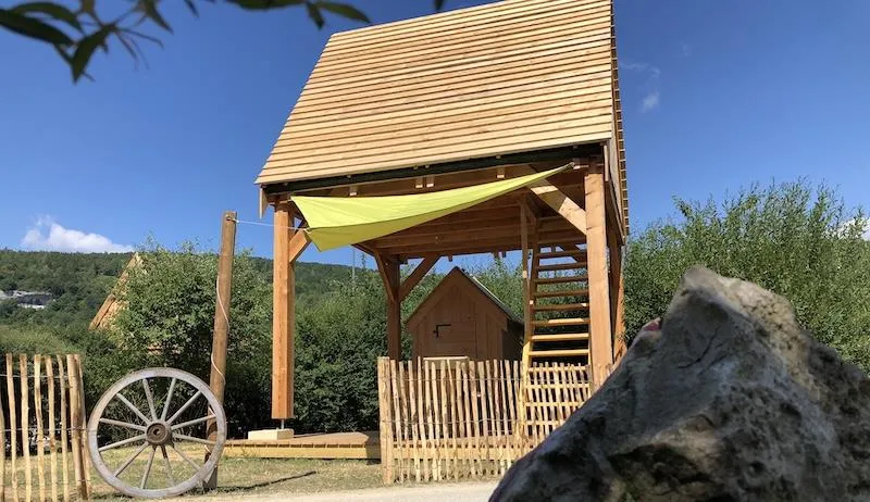 Alloggio - Chalet Palafitta - New - Camping Ecologique LA ROCHE D'ULLY