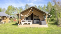 Huuraccommodatie(s) - Safari Tent - Camping Ecologique LA ROCHE D'ULLY