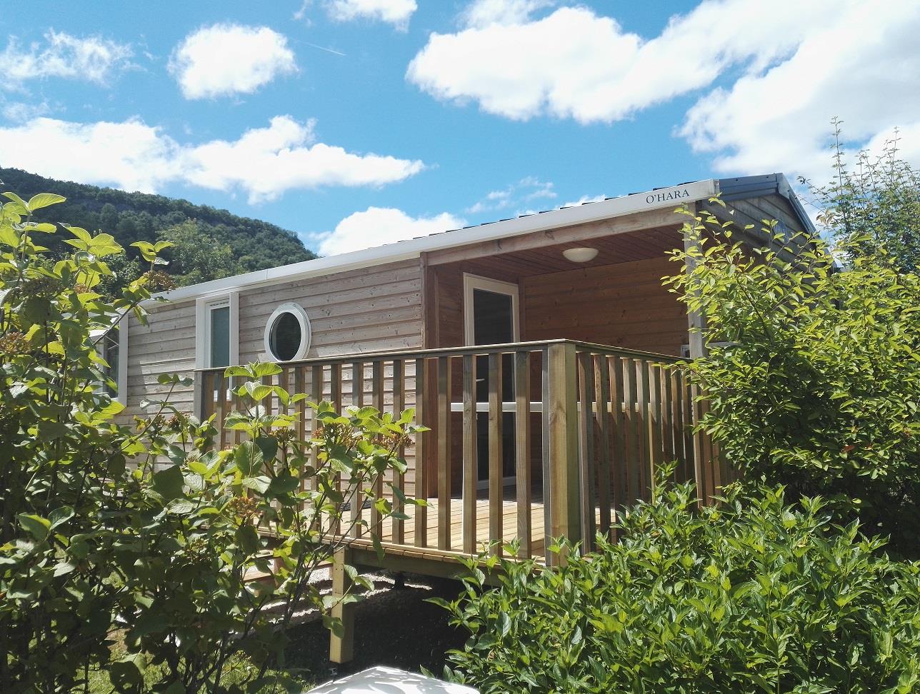 Mietunterkunft - Cottage Séquanie  - 32M² - 3 Zimmer Für Große Familien - Camping Ecologique LA ROCHE D'ULLY