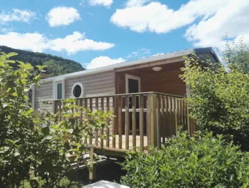Mietunterkunft - Cottage Séquanie  - 32M² - 3 Zimmer Für Große Familien - Camping Ecologique LA ROCHE D'ULLY