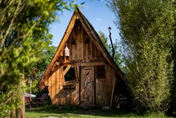 Mietunterkunft - Feen-Cottage - 24M² - 2 Zimmer - Camping Ecologique LA ROCHE D'ULLY