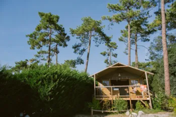 Mietunterkunft - Cabane Africa 100% Nature 23M² - 2 Zimmer (Dimanche) - Naturéo Seignosse