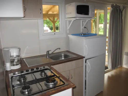 Mietunterkunft - Mobilheim 3 Zimmer - image n°4 - CAMPING LES FOULONS