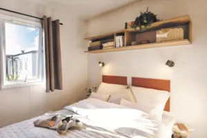 Locatif - Premium stacaravan met airconditioning en 3 slaapkamers - CAMPING LES FOULONS
