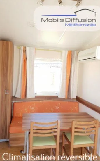Location - Mobil-Home Sun Living Standing Clim Mh2 - - image n°2 - Camping les Castors ***