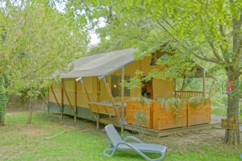 Mietunterkunft - Zelt Safari - Camping les Castors ***
