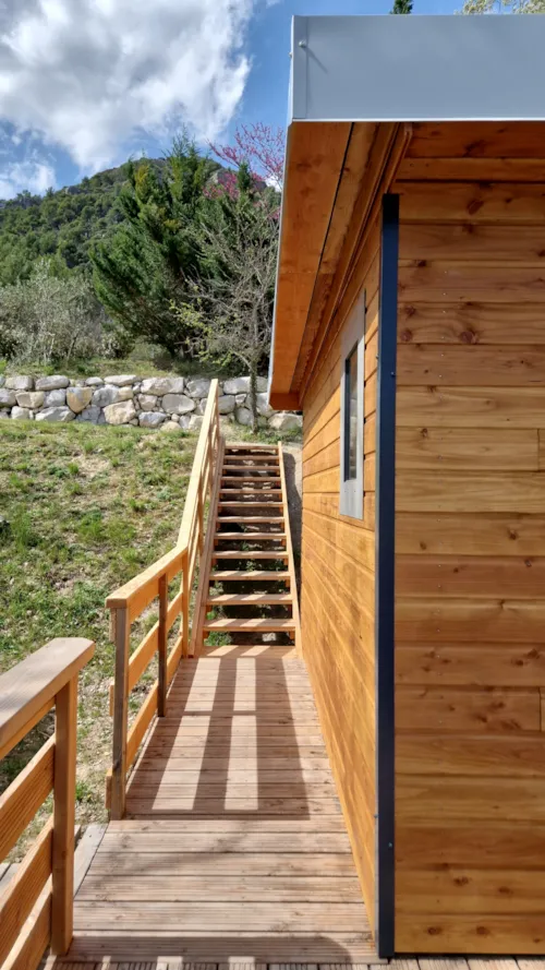 Location - Lodge 7 Olive Clim - image n°2 - Camping les Castors ***