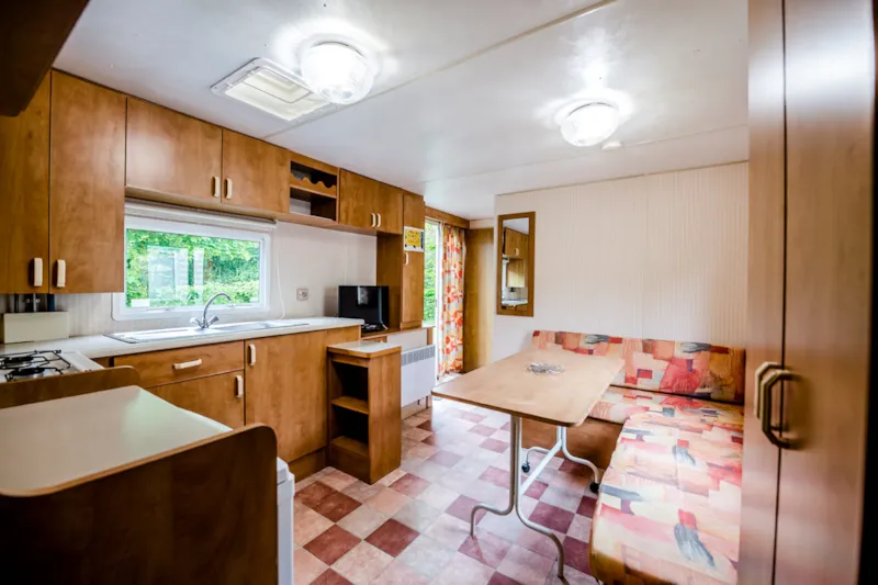 Mobil Home Vintage Standard 20M² - 2 Chambres + Terrasse Non-Couverte + Tv