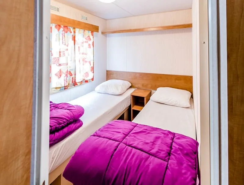 Mobil Home Vintage Standard 20M² - 2 Chambres + Terrasse Non-Couverte + Tv