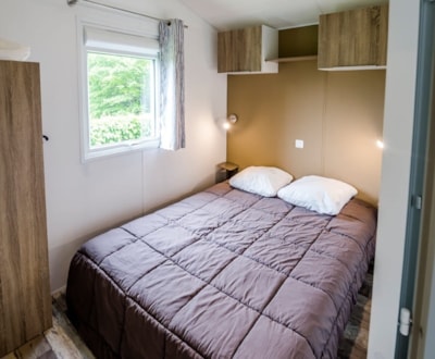 Mobile-home Aquitaine Confort 24m² - 2 bedrooms + sheltered terrace + TV