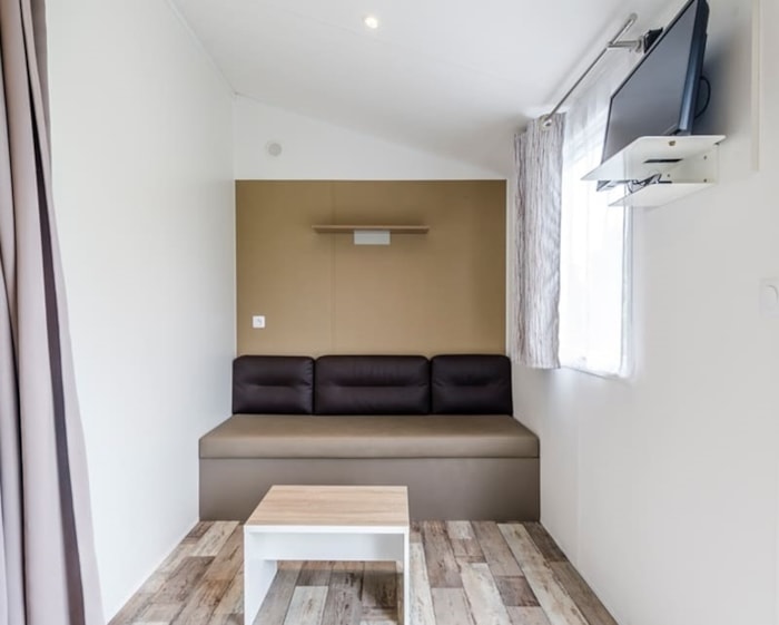 Mobil Home Aquitaine Confort 24M² - 2 Chambres + Terrasse Couverte + Tv