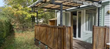 Huuraccommodatie(s) - Stacaravan Nathalie En Didier, Onderverhuur Met 2 Slaapkamers, Overdekt Terras + Tv + Airco - Flower Camping des Lacs