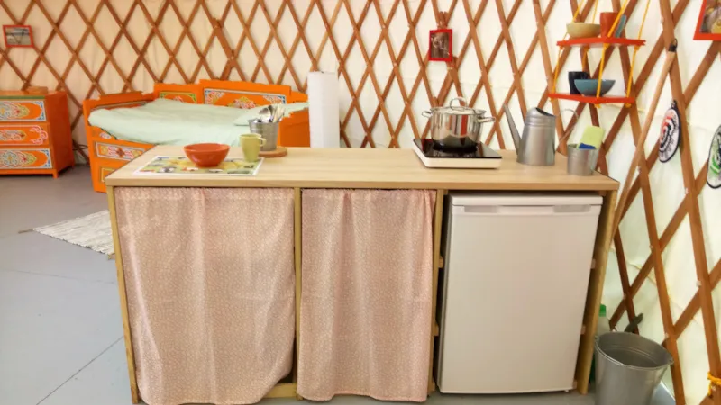 Yourte Traditionnelle 50M2 (6Pers) (Sans Sanitaires)