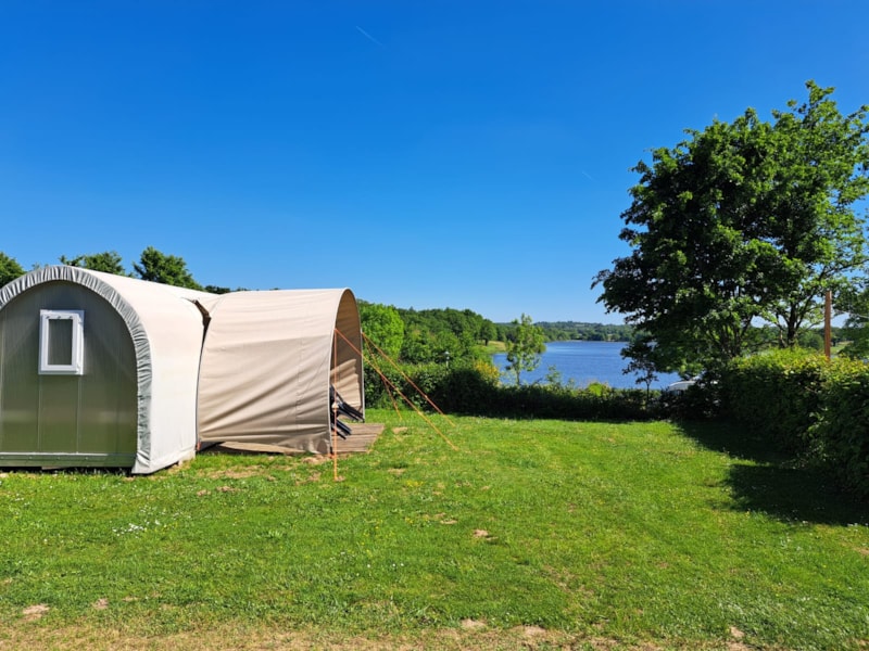 Coco Sweet 17m² Lake's View - 2 slaapkamers + Half overdekt terras (zonder toiletgebouwen)
