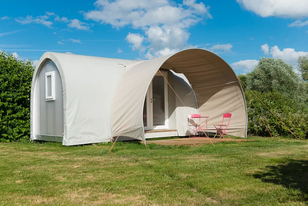 Location - Coco Sweet 17M² - 2 Chambres + Terrasse Semi-Couverte (Sans Sanitaire) - Flower Camping des Lacs