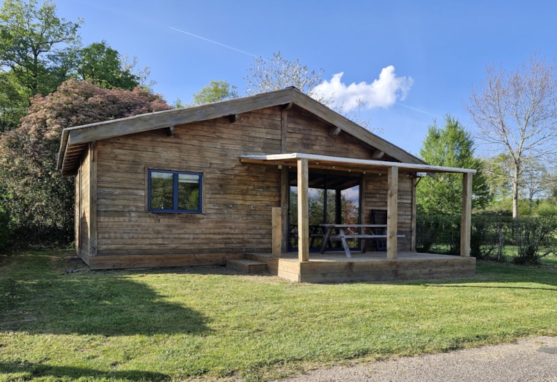 Chalet Confort 50m² - 3 bedrooms + sheltered terrace + TV + oven
