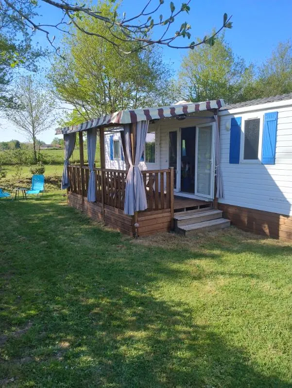 Mobil-Home 3 Ch Prémium  Terrasse Couverte, Tv, Climatisation, Lave-Vaisselle