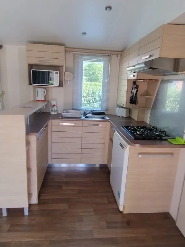 Mobil-Home 3 Ch Prémium  Terrasse Couverte, Tv, Climatisation, Lave-Vaisselle