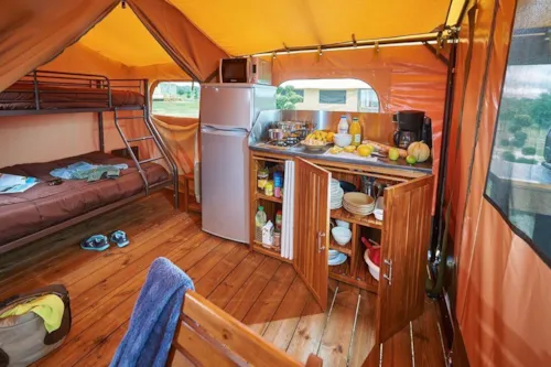 Accommodation - Furnished Tent 2 Bedrooms 1 Bathroom *** - image n°4 - YELLOH! VILLAGE - LES RAMIÈRES
