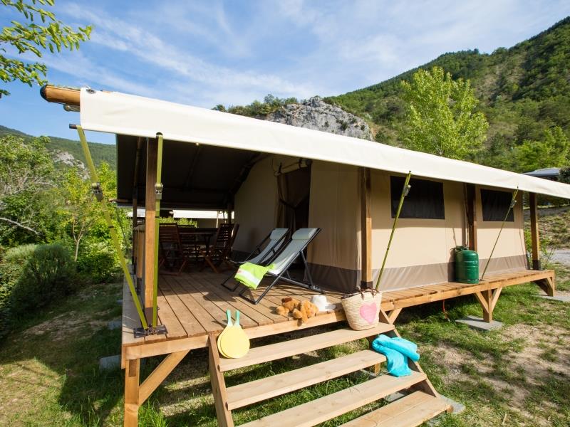 Huuraccommodatie - Tent Lodge Safari*** 2 Kamers - YELLOH! VILLAGE - LES RAMIÈRES