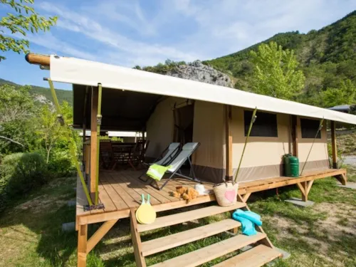 Accommodation - Tent Lodge Safari*** 2 Bedrooms - image n°1 - YELLOH! VILLAGE - LES RAMIÈRES