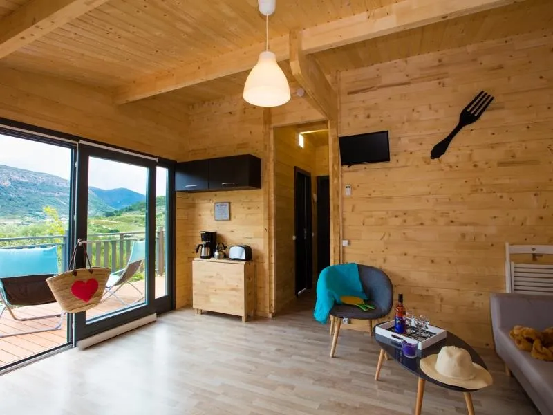 Chalet Devès Premium Climatisé - 2 Chambres + Spa