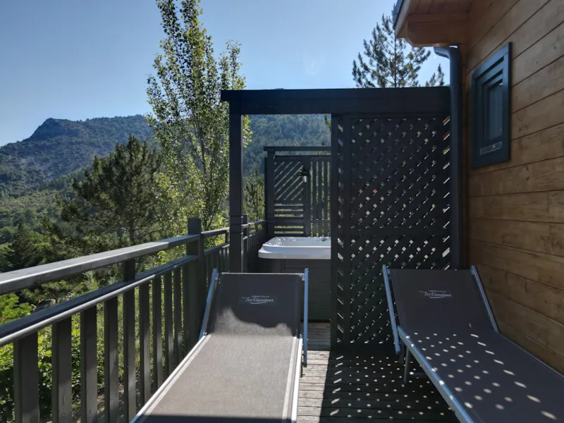 Chalet Devès Premium Climatisé - 2 Chambres + Spa